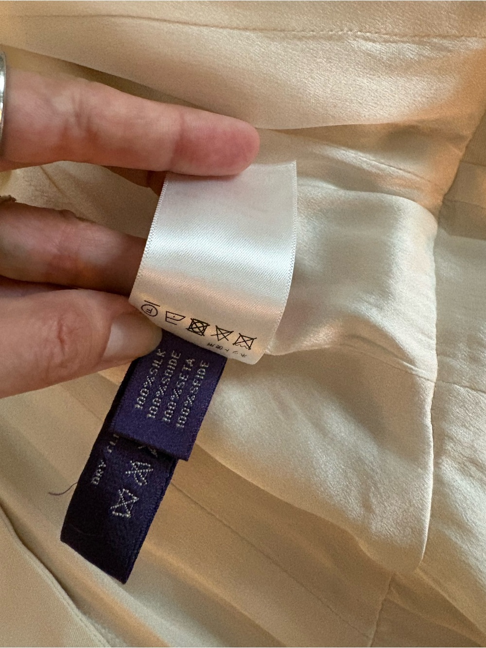 Ralph Lauren Purple Collection vintage silk coat with tails size 8 - Picture 12 of 14